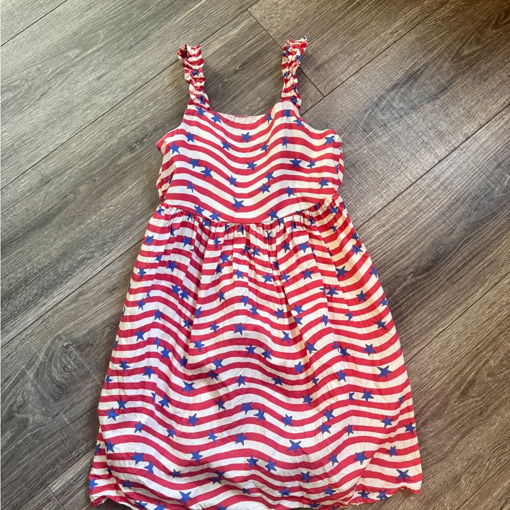 Patriotic Striped Kids Dress